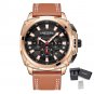 Rose Brown_Watches Men Military Sport Watch Mens Waterproof Date Wristwatch Quartz Casual Wrist Watc
