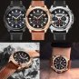 Rose Brown_Watches Men Military Sport Watch Mens Waterproof Date Wristwatch Quartz Casual Wrist Watc