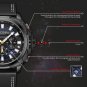 Silver Black_Watches Men Military Sport Watch Mens Waterproof Date Wristwatch Quartz Casual Wrist Wa