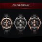 Silver black_Black Mens Watches Luxury Chronograph Sports Quartz Wrist Watch Man Clock Waterproof A