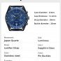 Rose Brown_Quartz Watch for Men  Luxury Sport Military Wristwatch Leather Strap Date Casual Clock   
