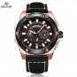 Silver Black_Men's Watches Luxury Casual Sports Wrist Watch Leather Strap Quartz Male Clock Chronog