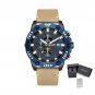 Black Brown_Men Watches Luxury Big Dial Sports Watches Waterproof Quartz Wristwatch Chronograph Man 