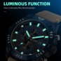 Black Brown_Men Watches Luxury Big Dial Sports Watches Waterproof Quartz Wristwatch Chronograph Man 