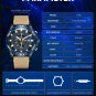 Rose Black_Men Watches Luxury Big Dial Sports Watches Waterproof Quartz Wristwatch Chronograph Man C