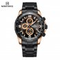 RGB_Gold Men Watches Multifunction Luminou Quartz Male Watch Temperament Men Luxury    Pilot Watch