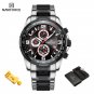 SB-BOX_Gold Men Watches Multifunction Luminou Quartz Male Watch Temperament Men Luxury    Pilot Watc