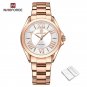 RGW-BOX_Women Watch Stainless Steel Bracelet Clock Luxury Elegant Quartz Ladies  Waterproof Wristwat