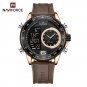 RGBCE_2023 Unique Men's LCD Display Watch Luxury Luminous Silicone Strap Waterproof Wristwatches