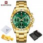 GGGN-BOX_Sports Quartz Watches Luxury Gold Stainless Steel Watch Male Waterproof Wrist Watch For  Me