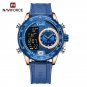 RGBEBE_Men's Watch Luxury Waterproof Male Quartz Wristwatch 24 Hour LCD Display Chronograph Luminous