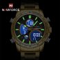 BB-BOX_NAVIFROCE Stainless Steel Men Wristwatches Luminous Dial Sport Man Watch Automatic Date Water