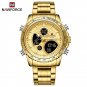 GG_NAVIFROCE Stainless Steel Men Wristwatches Luminous Dial Sport Man Watch Automatic Date Waterproo
