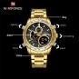 SBE-BOX_NAVIFROCE Stainless Steel Men Wristwatches Luminous Dial Sport Man Watch Automatic Date Wate