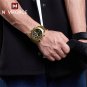 SGN-BOX_NAVIFROCE Stainless Steel Men Wristwatches Luminous Dial Sport Man Watch Automatic Date Wate