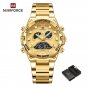 GGG-BOX_Luxury Watch For Men Dual Display Digital Casual Sport Chronograph Clock Quartz Wristwatch M