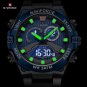 SBEBE_Luxury Watch For Men Dual Display Digital Casual Sport Chronograph Clock Quartz Wristwatch Mal