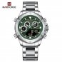 SGN_Top Men Watch Sports Military Quartz Stainless Steel Wristwatch Chronograph Male Clock
