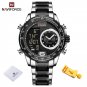 SB_2022 Unique Men's LCD Display Wristwatches Luxury Luminous Waterproof Steel Japanese Movement Wat