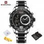 SB BOX_2022 Unique Men's LCD Display Wristwatches Luxury Luminous Waterproof Steel Japanese Movement