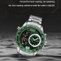 SB BOX_2022 Unique Men's LCD Display Wristwatches Luxury Luminous Waterproof Steel Japanese Movement