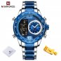 SBE_2022 Unique Men's LCD Display Wristwatches Luxury Luminous Waterproof Steel Japanese Movement Wa