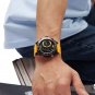 BOO_Watch for Men Sport Military LCD Dual Time Silicone Strap Waterproof Chronograph Quartz Wristwat
