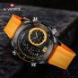 BOO-BOX_Watch for Men Sport Military LCD Dual Time Silicone Strap Waterproof Chronograph Quartz Wris
