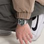 SBB_Men Watches Casual Dual Display Sport Leather Band Quartz Waterproof Wristwatch  s  Male