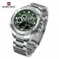 SGN-BOX_Watches Men Sport Quartz WristWatch Stainless Steel Chronograph Male Waterproof Clock