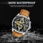 RGCEDBN-BOX_Luxury Quartz Watch Men Military Genuine Strap Sports Wristwatch Waterproof Men's Clock 