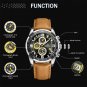 SGYGY-BOX_Luxury Quartz Watch Men Military Genuine Strap Sports Wristwatch Waterproof Men's Clock