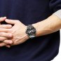 BB_Brand Men Luxury Watches Stainless Steel Casual Sport LCD Display Analog Digital Quartz Wristwatc