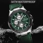 GBB-BOX_2023 Luxury Business Leisure Quartz Leather Watches Round Dial Wristband Chronograph Men's