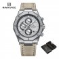 SWLGY-BOX_2023 Luxury Business Leisure Quartz Leather Watches Round Dial Wristband Chronograph Men