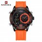 BOO_Men's Watches Luxury Quartz Chronograph Waterproof Wristwatches 24 Hour LCD Display Luminous Clo