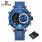 RGBEBE-BOX_Men's Watches Luxury Quartz Chronograph Waterproof Wristwatches 24 Hour LCD Display Lumin