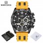 BBY-BOX_Men Luxury Chronograph Watch Military Waterproof Quartz Wristwatch Male Sport Silicone Strap