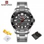 SB BOX_Brand Men's Luxury Stainless Steel Quartz Wrist Watches for Male Luminous Water Resistant Spo
