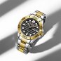 SB BOX_Brand Men's Luxury Stainless Steel Quartz Wrist Watches for Male Luminous Water Resistant Spo