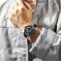 SB BOX_Men's Watches  Luxury Quartz Watch for Men Chronograph Waterproof 24 Hour LCD Display Luminou