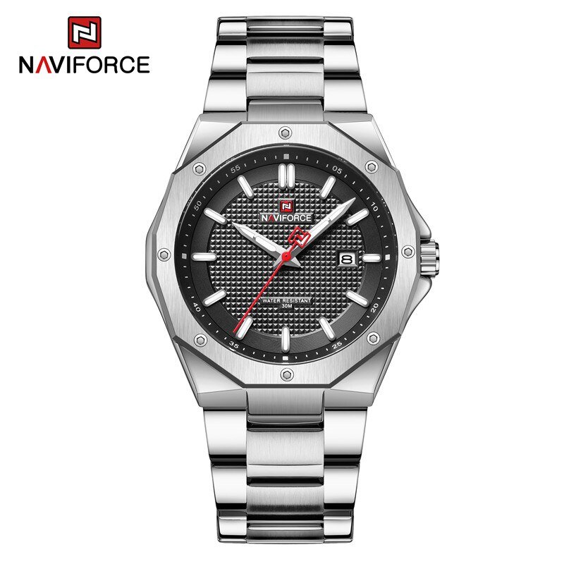 SB_Mens Watch Luxury Casual Stainless Steel Strap Sports Waterproof Male Wristwatch   Feminino 2023