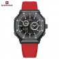 BBR_Army Military Sport Men's Watch Durable Silicone Strap Waterproof Backlight LCD Display Male Clo