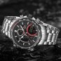 GG_Brand Watch Men Stainless Steel Band Waterproof Quartz Wristwatch Big Sports Chronograph Clock Wa