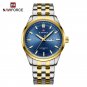 GBE_Men's Watch Waterproof Stainless Steel Male Luxury Quartz Wristwatch Date Week Luminous Clock