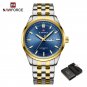 GBE-BOX_Men's Watch Waterproof Stainless Steel Male Luxury Quartz Wristwatch Date Week Luminous Cl