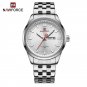 SW_Men's Watch   Waterproof Stainless Steel Male Luxury Quartz Wristwatch Date Week Luminous Clock