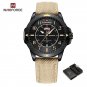 BBY-BOX_2023   Men's Sport Watches Luxury Nylon Strap Waterproof Quartz Wristwatch for Male