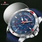 SBEBE_Brand Men's Watch Luxury Business Nylon Strap Water Resistant Sport Quartz Luminous Wristwatch