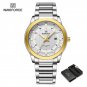 SGW-BOX_2023   Men Luxury Watch Business Waterproof Male Stainless Steel Quartz Wristwatch Date Lumi
